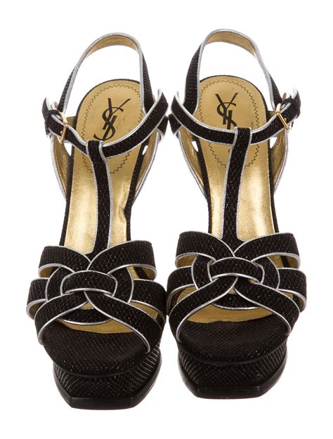 yves saint laurent glitter shoes|Saint Laurent shoes for women.